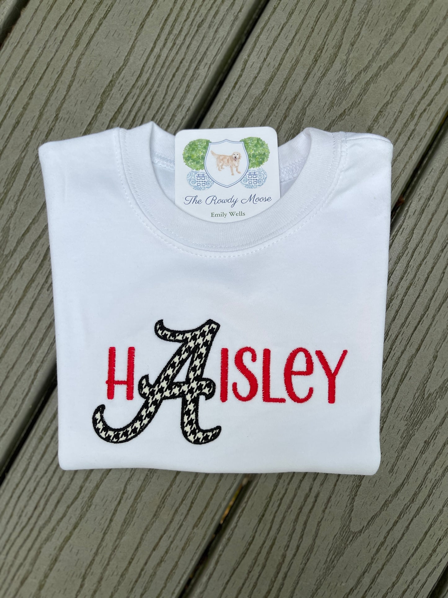 Monogrammed Girl, Boy, Alabama Applique A Shirt, Shirt, Alabama Inspired Boy Shirt, Game Day Outfit, Roll Tide, Houndstooth A, Ruffle Shirt