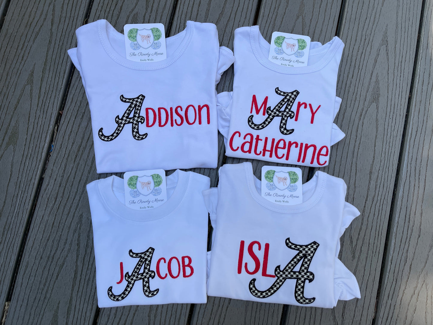 Monogrammed Girl, Boy, Alabama Applique A Shirt, Shirt, Alabama Inspired Boy Shirt, Game Day Outfit, Roll Tide, Houndstooth A, Ruffle Shirt