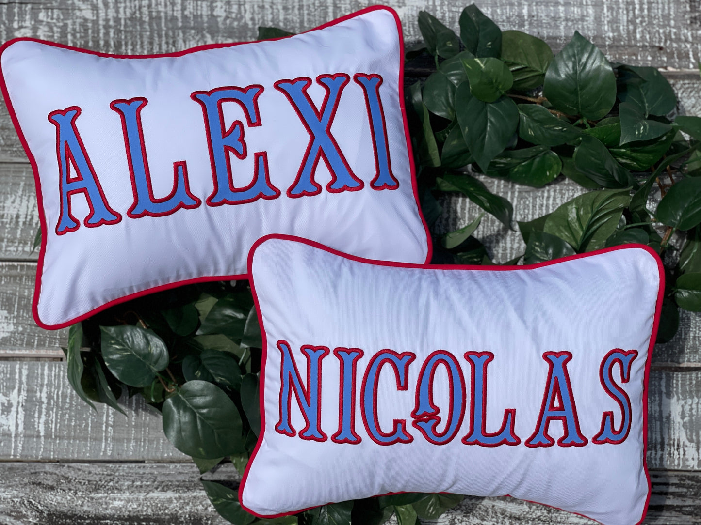Custom Embroidered, Personalized, Monogrammed Pillow Sham