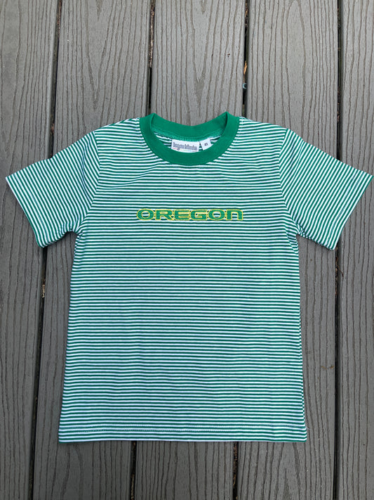 Custom Embroidered, Personalized, Monogrammed Knit Striped Bubble or Shirt