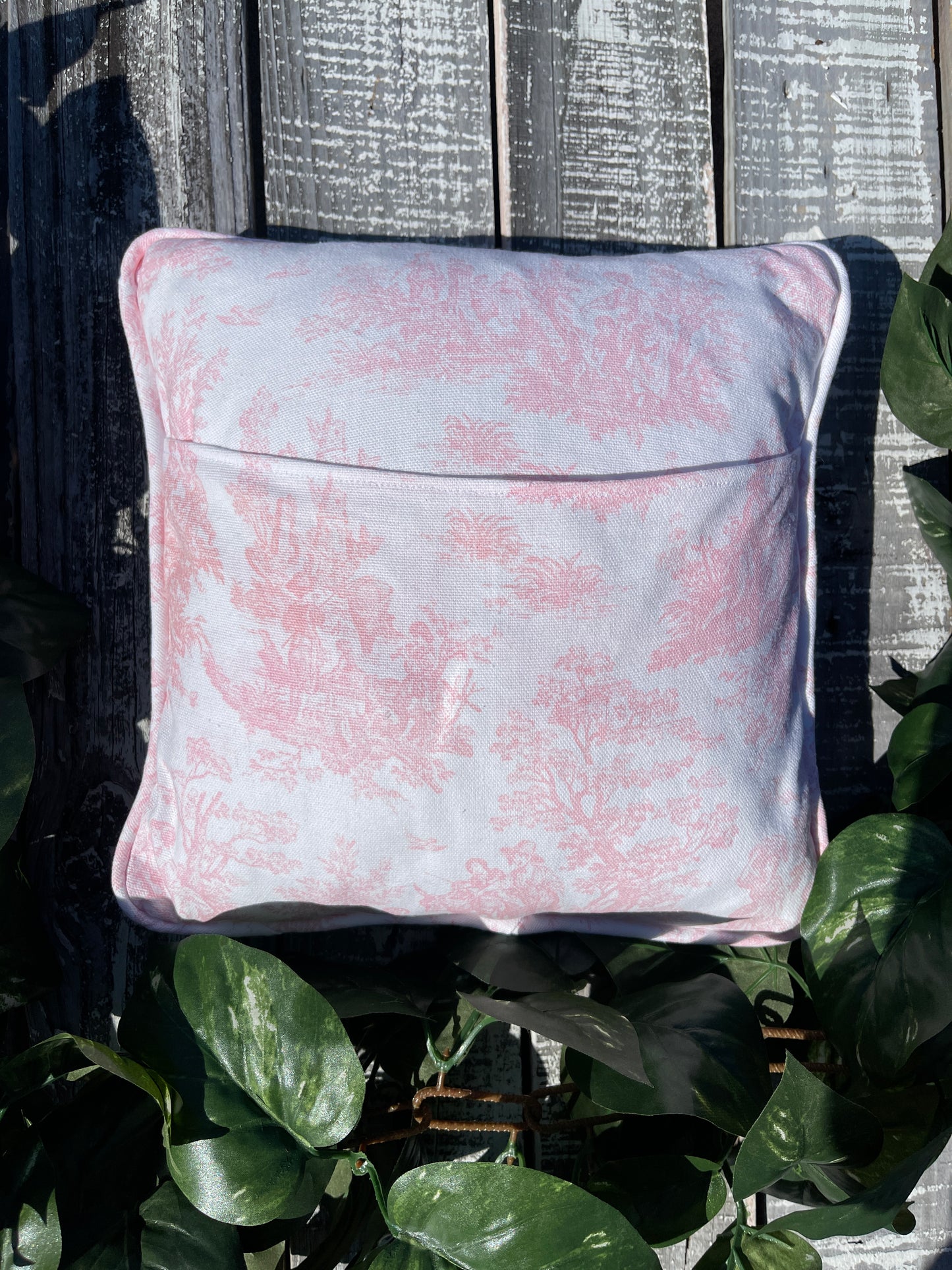 Custom Embroidered, Personalized, Monogrammed Pillow Sham