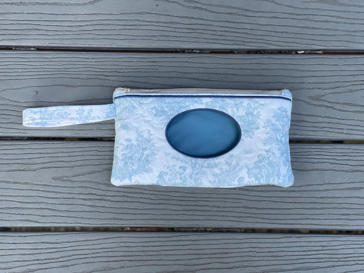 Custom Embroidered, Monogrammed, Personalized Diaper Wipe Pouch