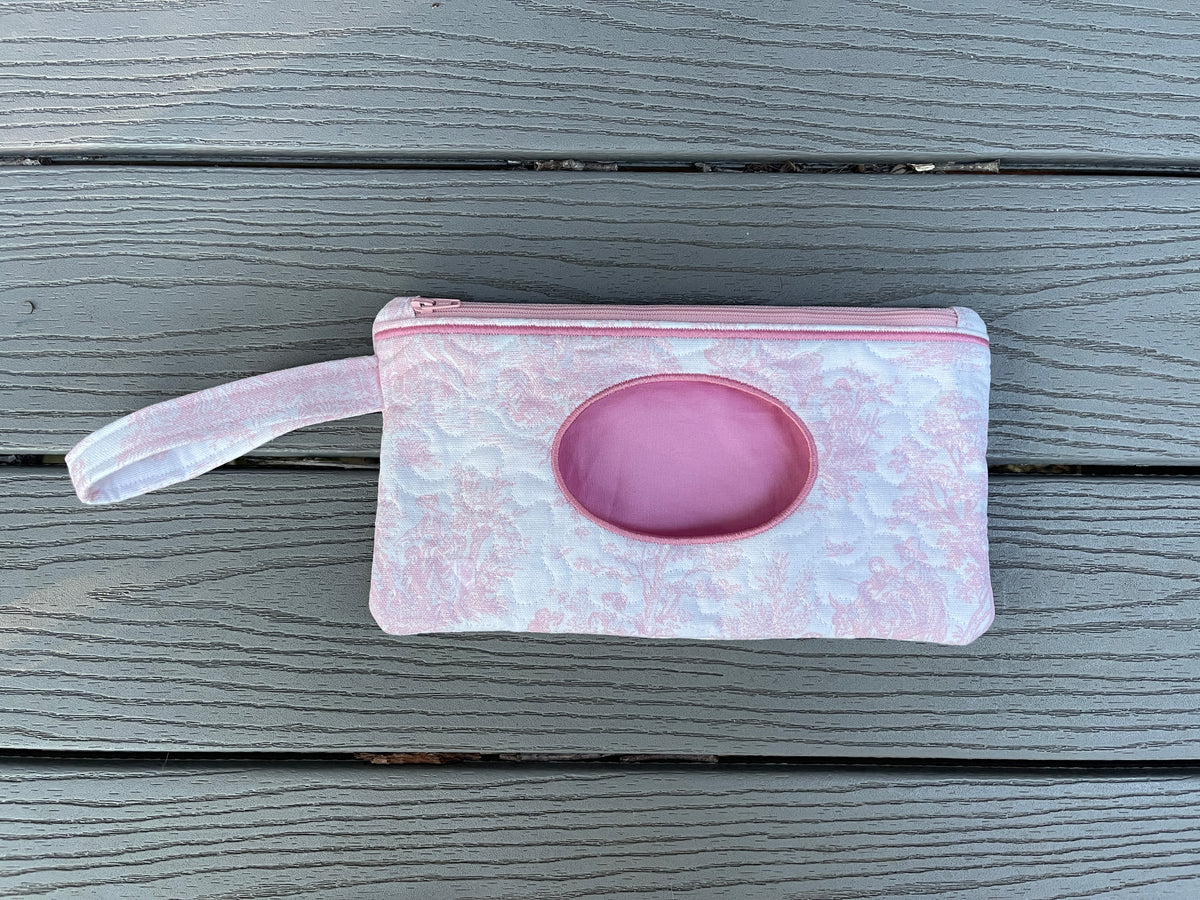 Custom Embroidered, Monogrammed, Personalized Diaper Wipe Pouch