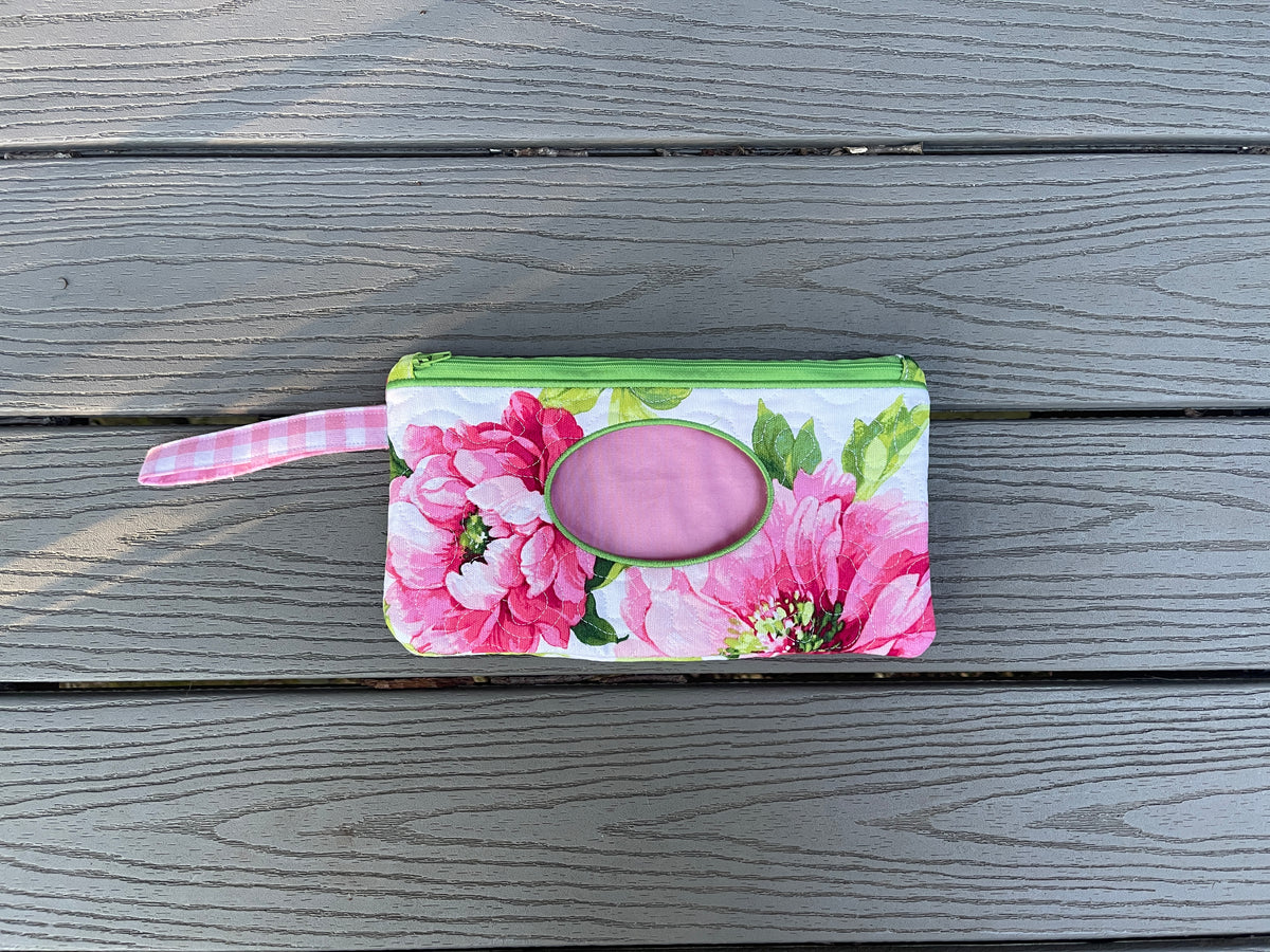 Custom Embroidered, Monogrammed, Personalized Diaper Wipe Pouch