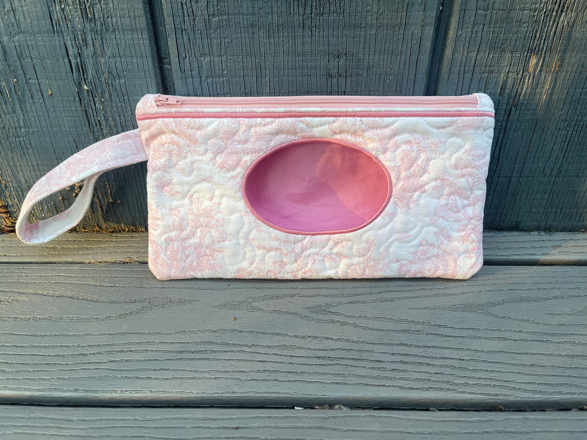 Custom Embroidered, Monogrammed, Personalized Diaper Wipe Pouch
