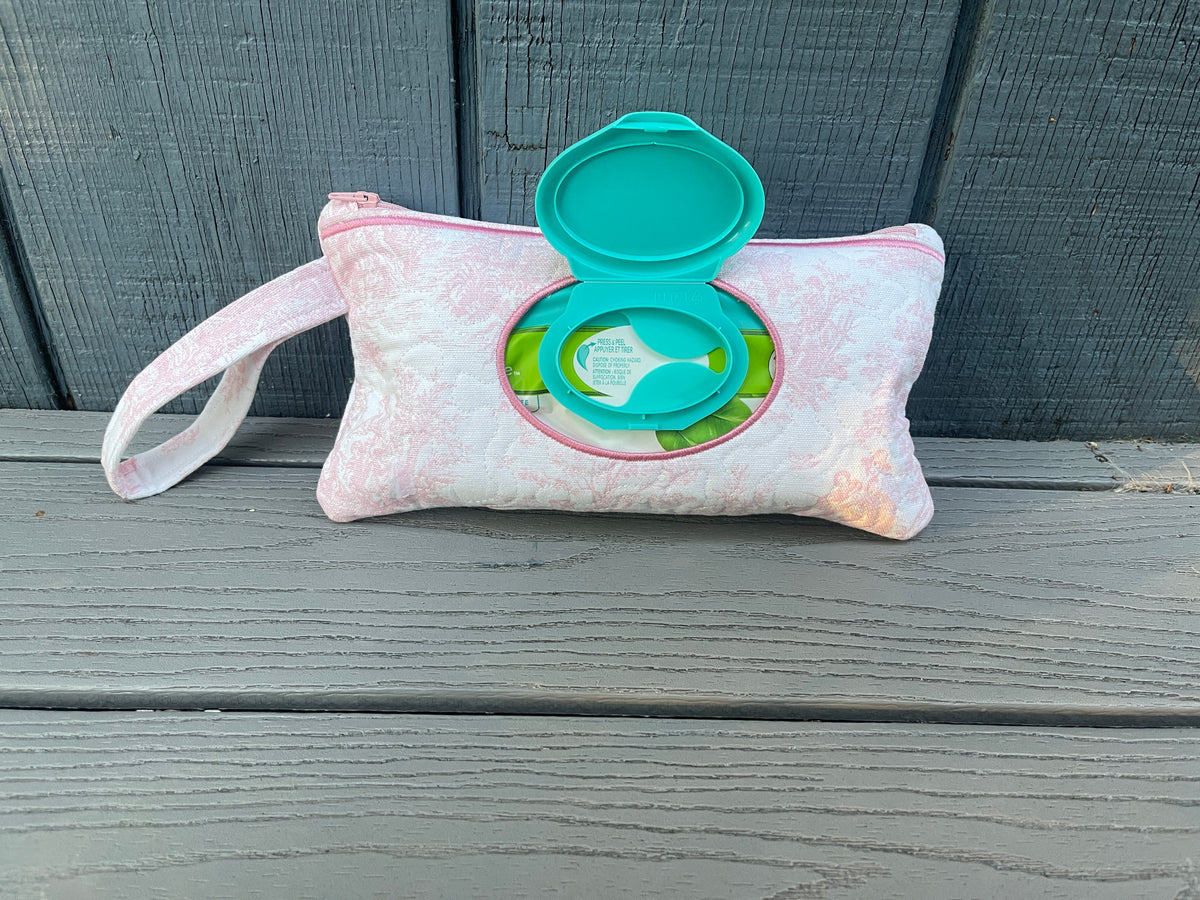 Custom Embroidered, Monogrammed, Personalized Diaper Wipe Pouch