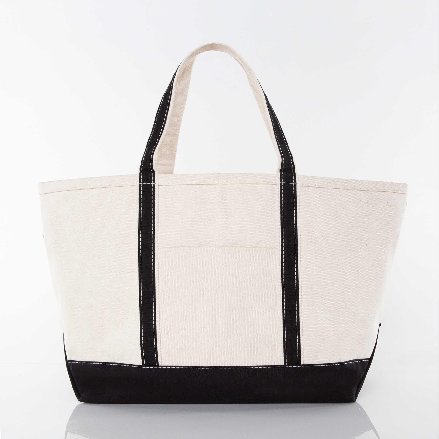 Custom Embroidered, Personalized, Monogrammed LARGE Canvas Boat Tote