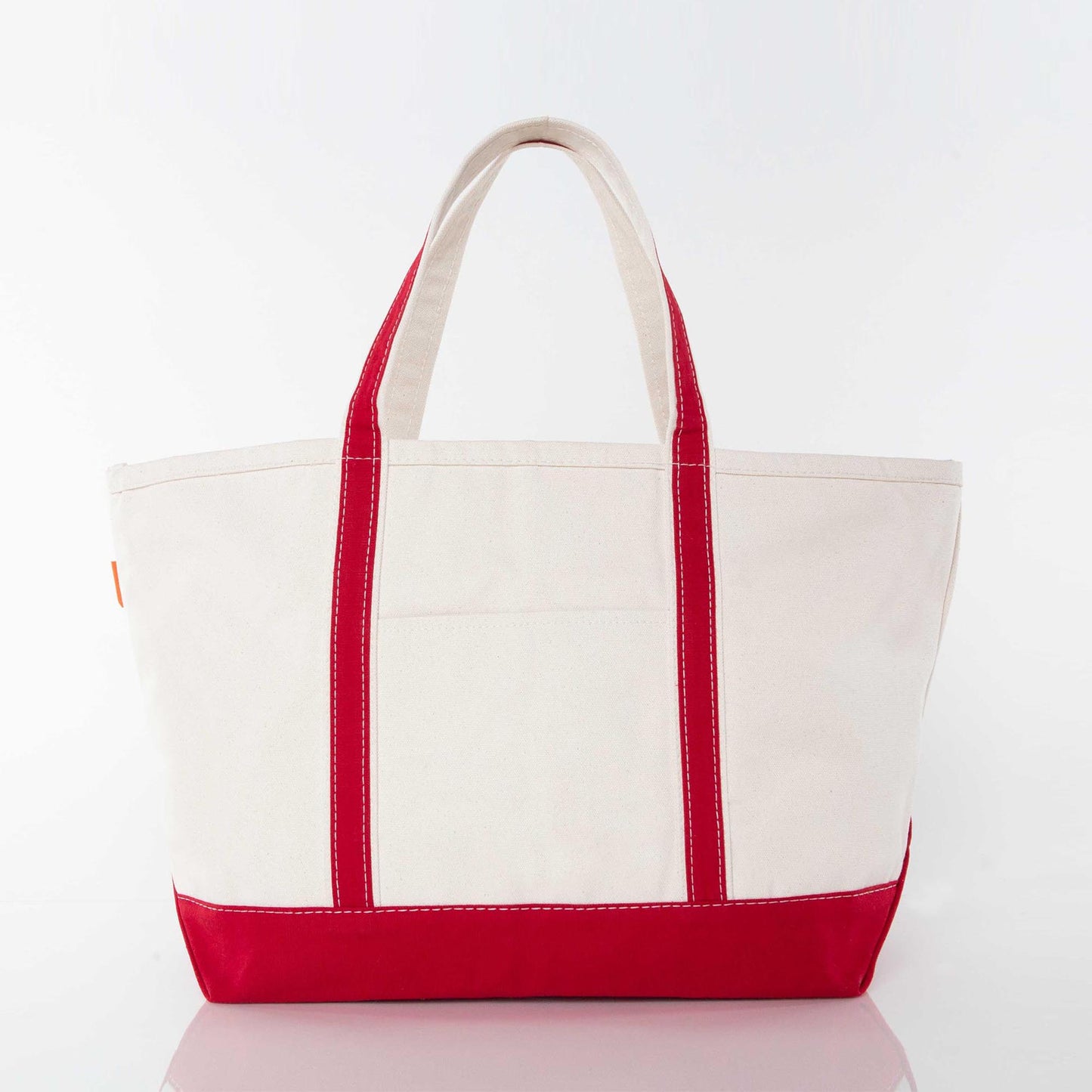 Custom Embroidered, Personalized, Monogrammed LARGE Canvas Boat Tote