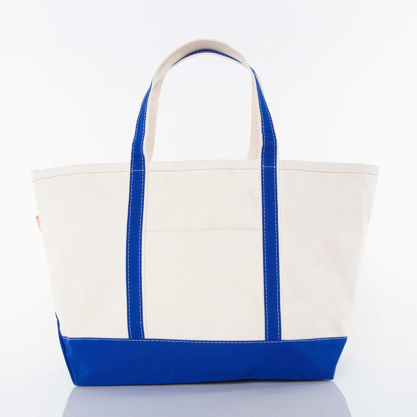 Custom Embroidered, Personalized, Monogrammed LARGE Canvas Boat Tote