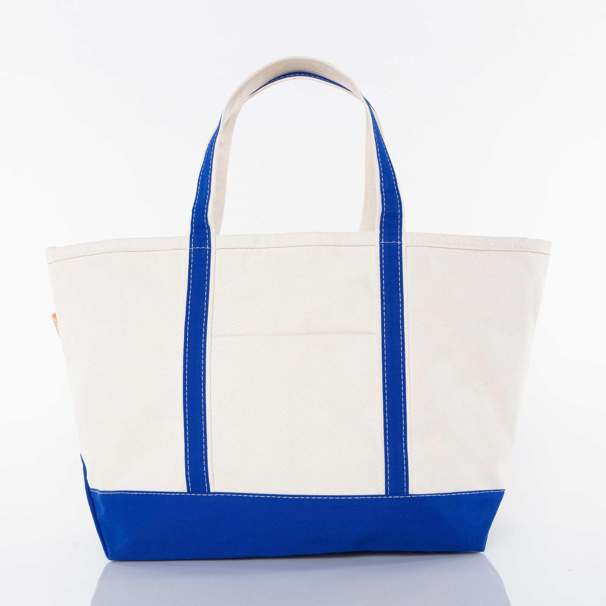 Custom Embroidered, Personalized, Monogrammed MEDIUM Canvas Boat Tote