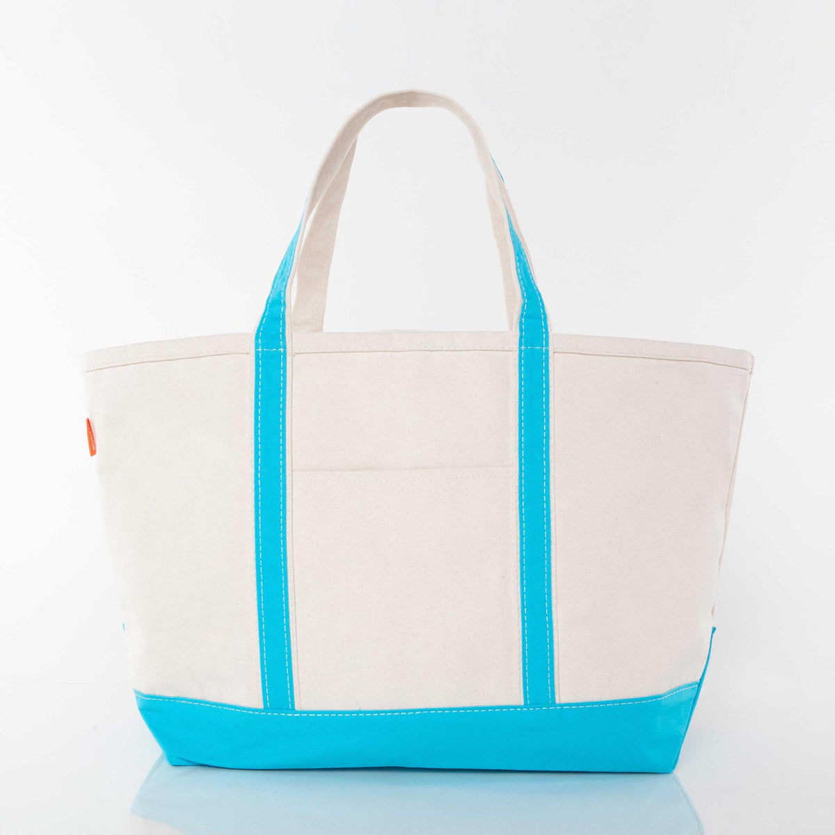 Custom Embroidered, Personalized, Monogrammed MEDIUM Canvas Boat Tote
