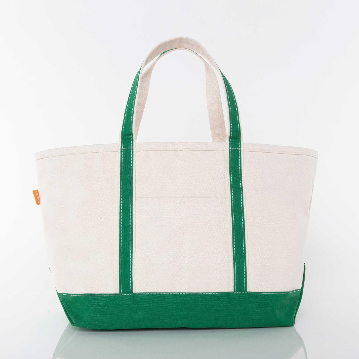 Custom Embroidered, Personalized, Monogrammed LARGE Canvas Boat Tote