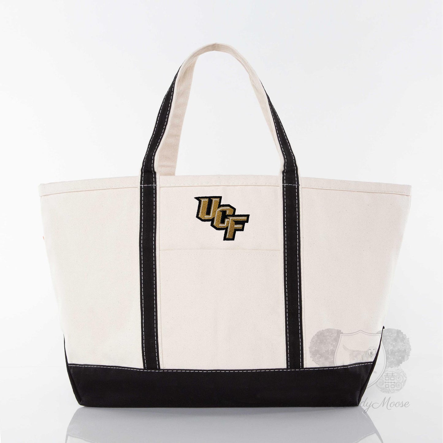 Custom Embroidered, Personalized, Monogrammed LARGE Canvas Boat Tote