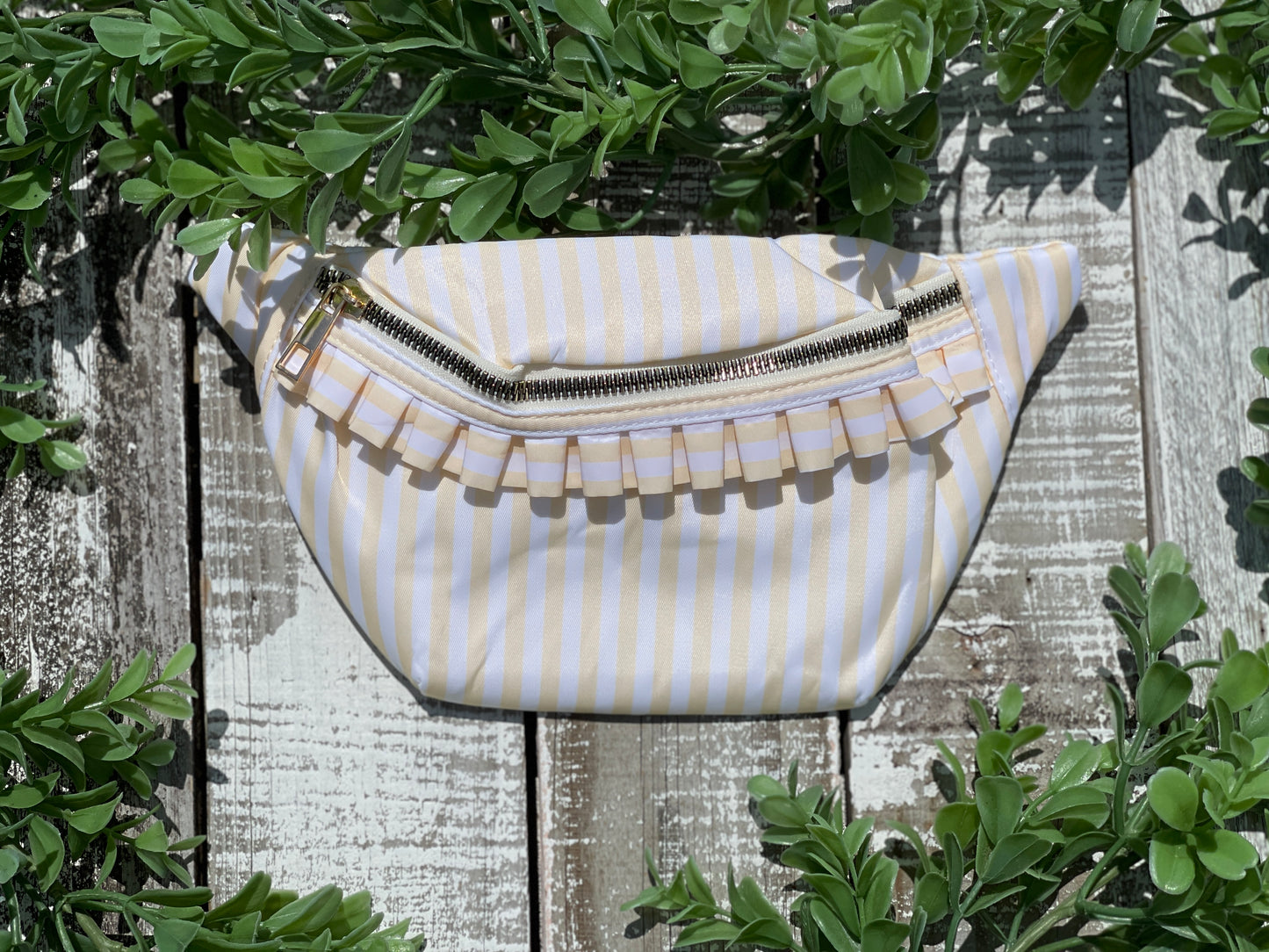 Custom Embroidered, Personalized, Monogrammed Ruffle Crossbody Bag