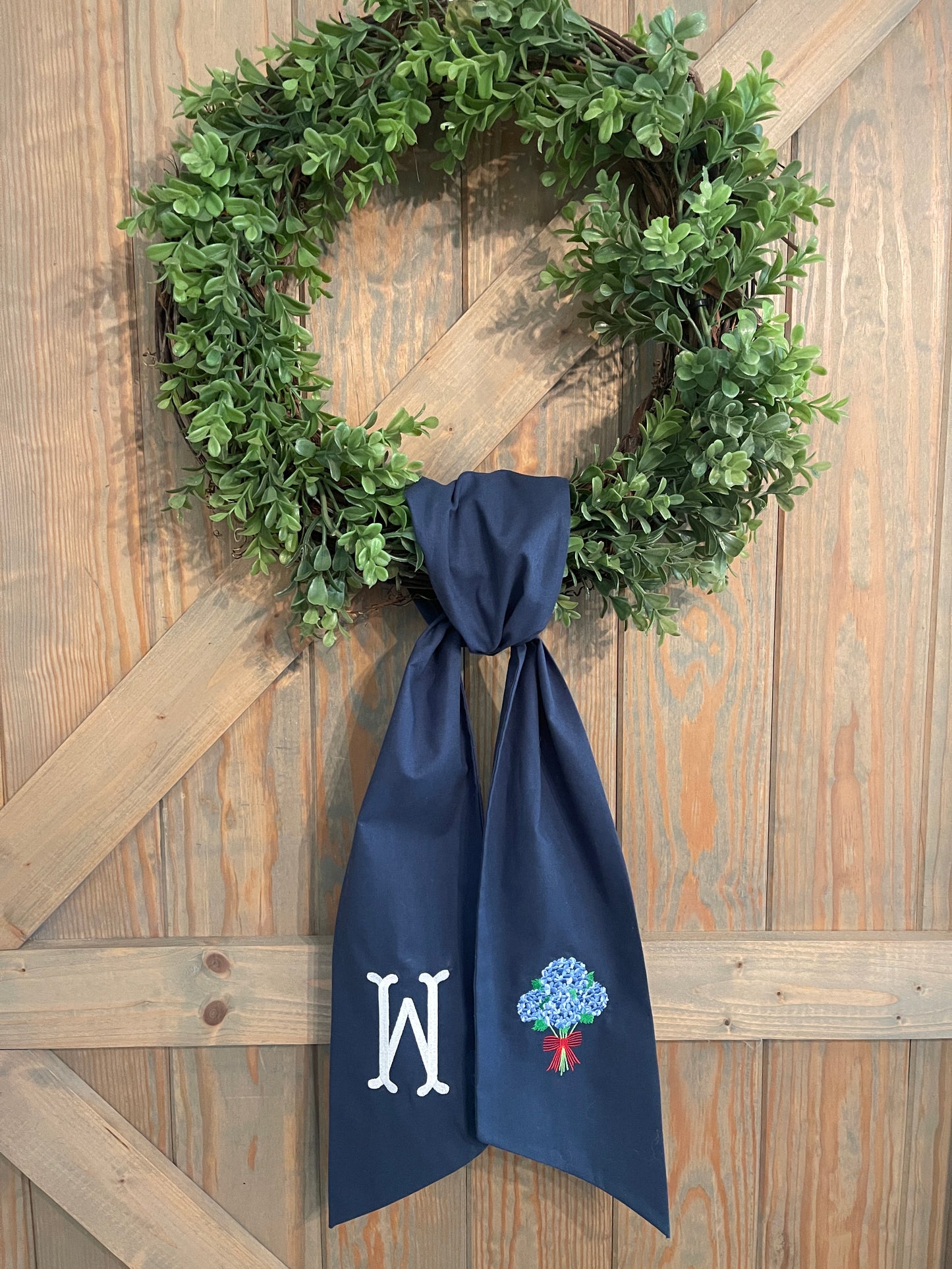 Custom Embroidered, Personalized, Monogrammed Seersucker, Gingham, or Solid SINGLE Sash