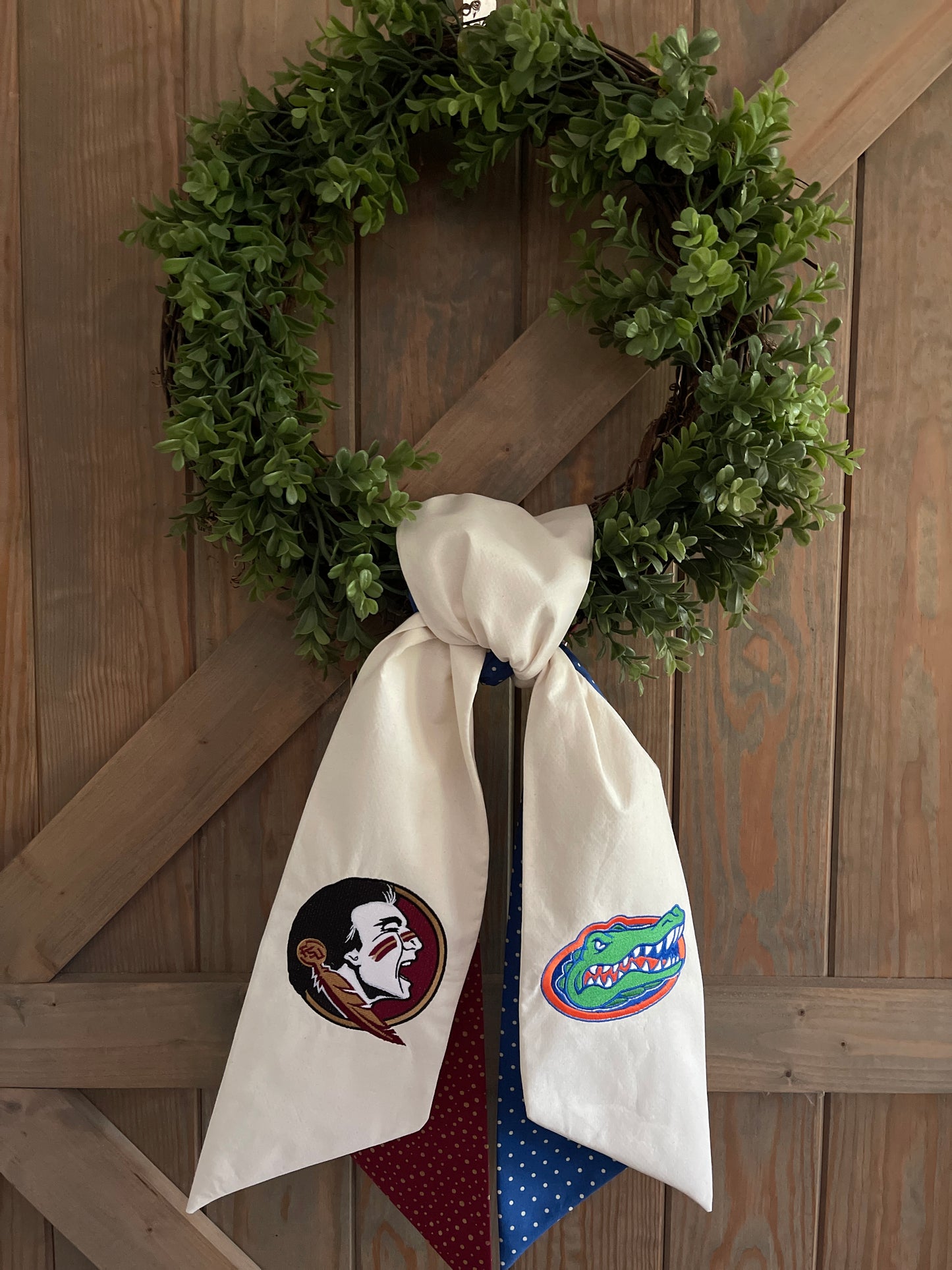 Custom Embroidered, Personalized, Monogrammed Seersucker, Gingham, or Solid SINGLE Sash