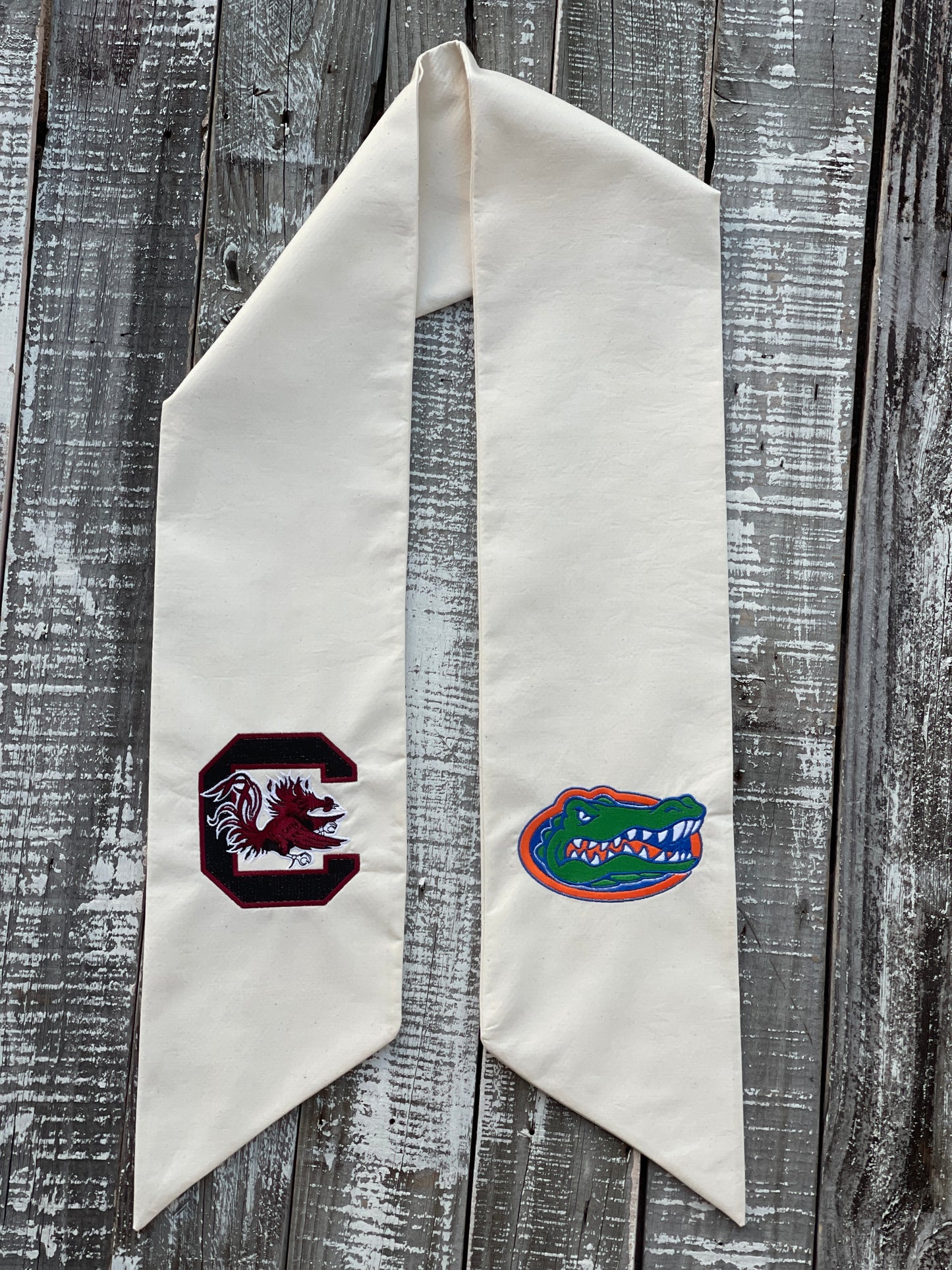 Custom Embroidered, Personalized, Monogrammed Seersucker, Gingham, or Solid SINGLE Sash