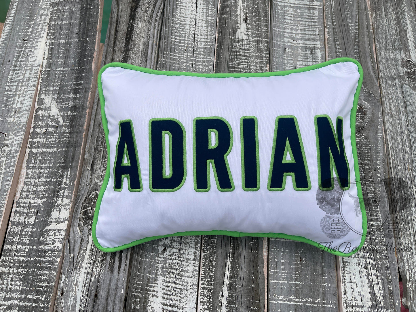 Custom Embroidered, Personalized, Monogrammed Pillow Sham