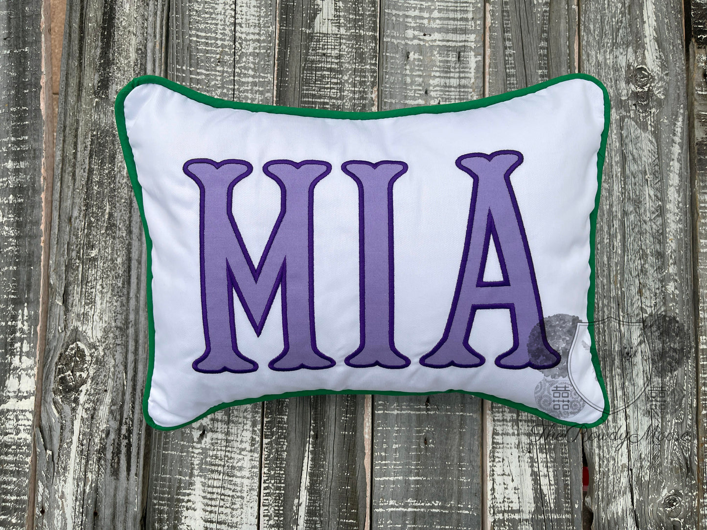 Custom Embroidered, Personalized, Monogrammed Pillow Sham