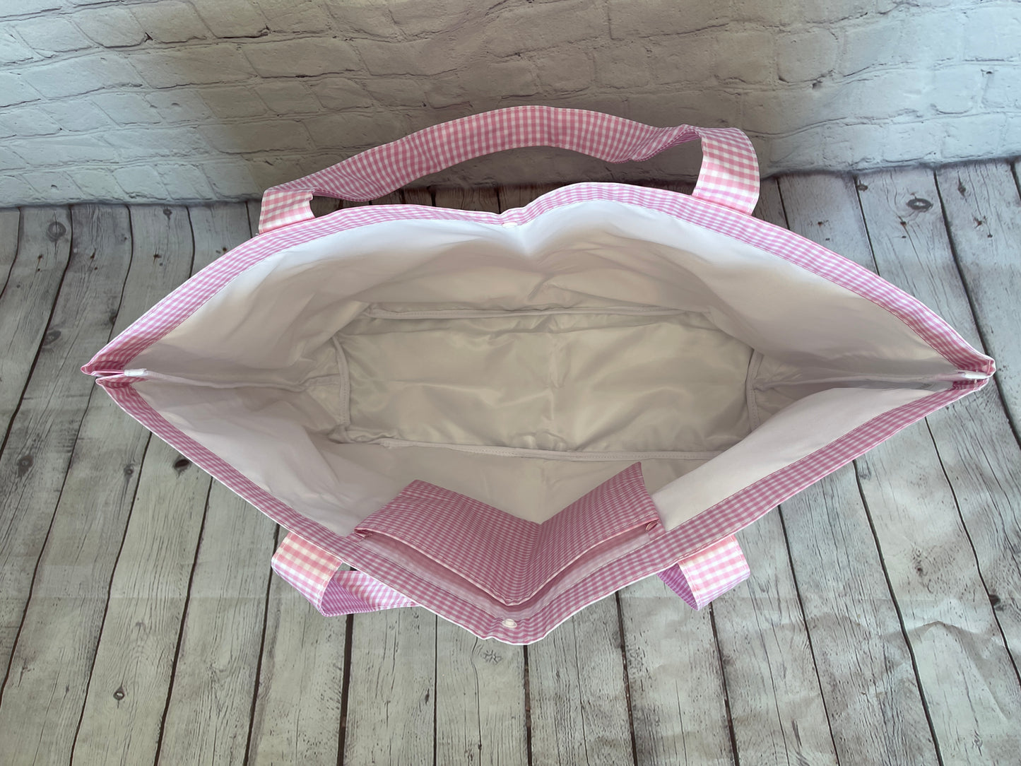 Custom Embroidered, Personalized, Monogrammed Wipeable Tote Bag