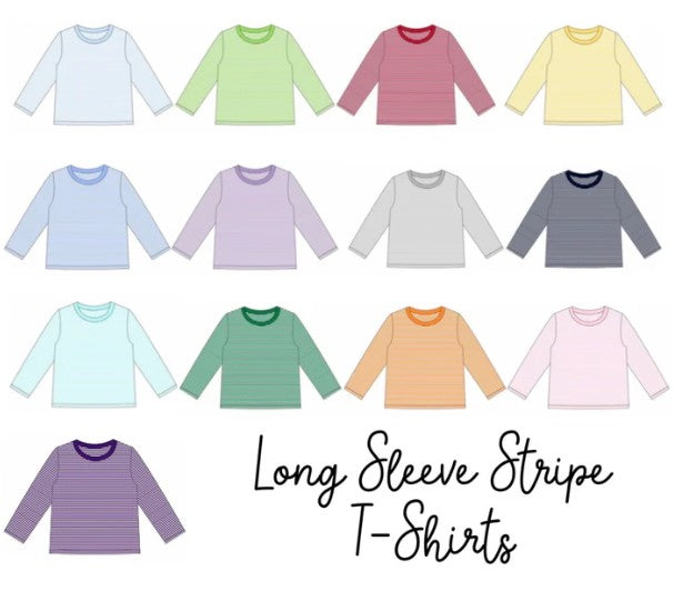 Custom Embroidered, Personalized, Monogrammed Knit Striped Bubble or Shirt