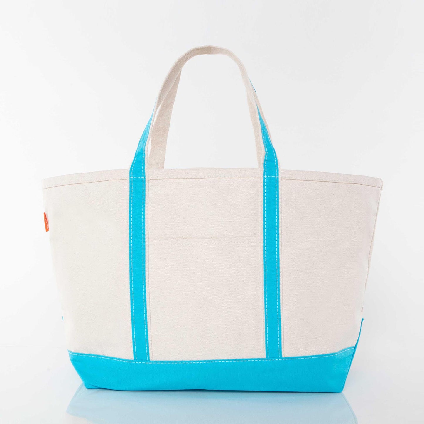 Custom Embroidered, Personalized, Monogrammed MEDIUM Canvas Boat Tote