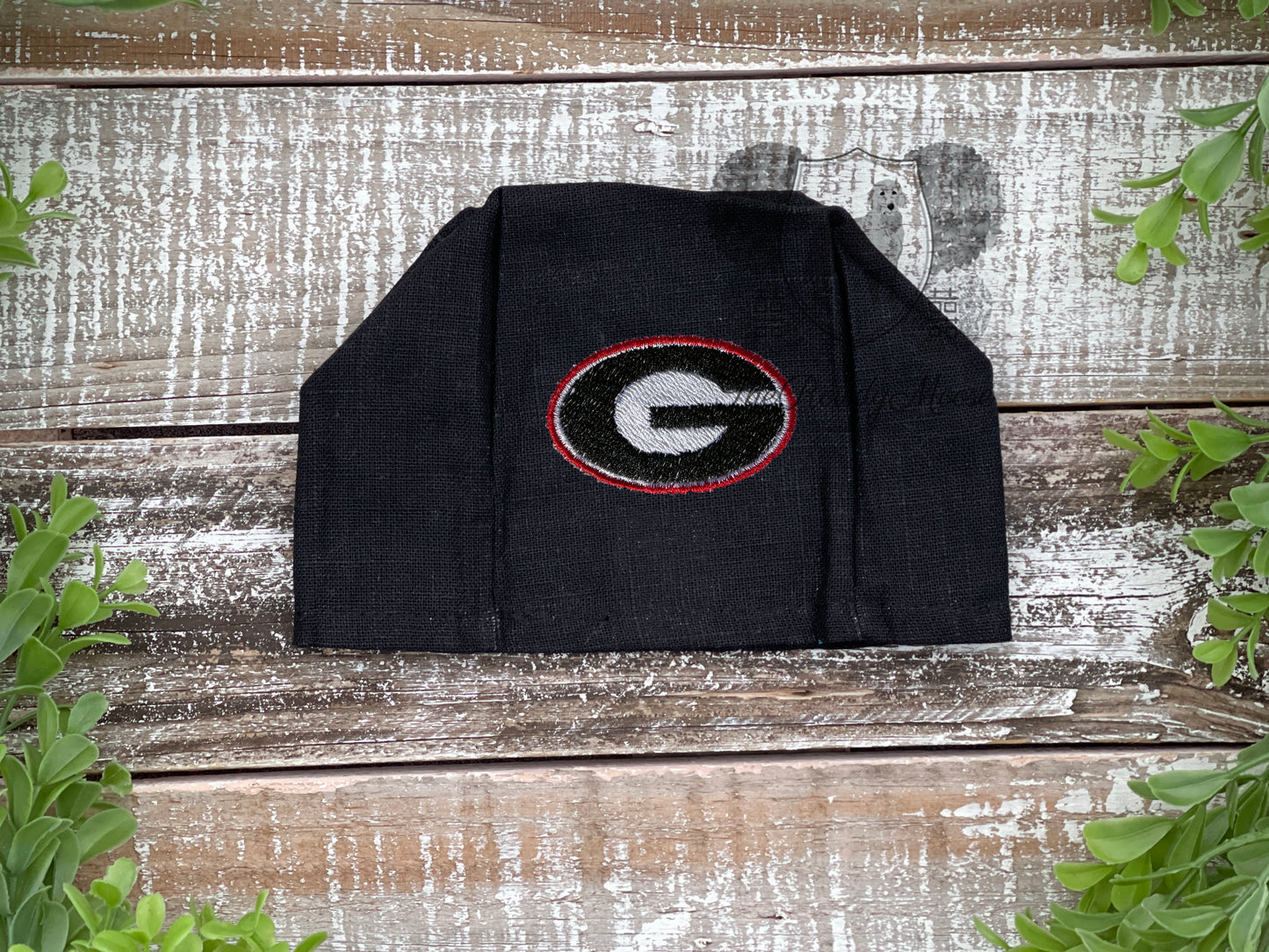 Custom Embroidered, Personalized, Monogrammed Linen Tissue Box Cover