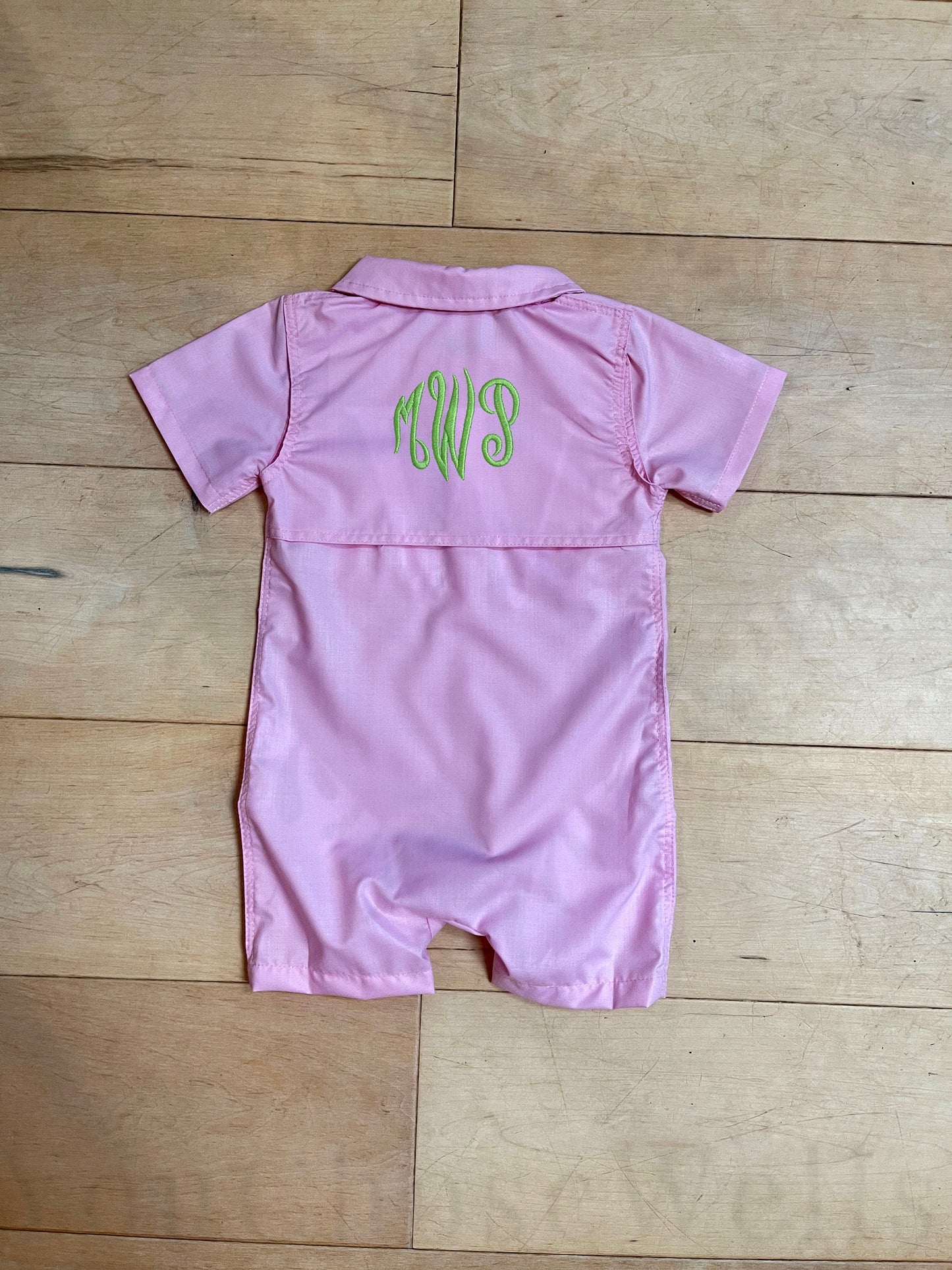 Baby Boy or Girl Monogrammed Fishing Romper, Personalized, Baby, Custo –  TheRowdyMooseCo