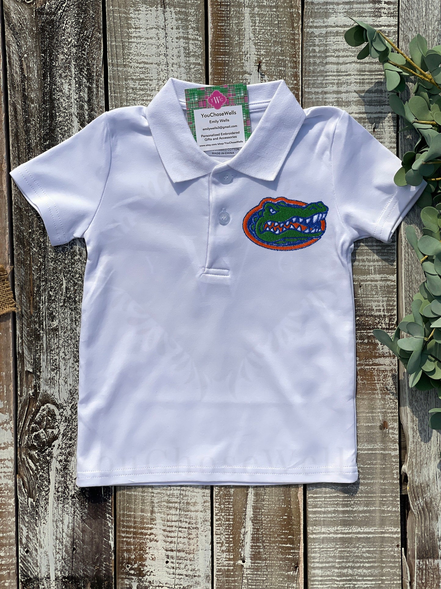 Custom Girl, Boy, Florida Dress, Jon Jon, Bubble and Polo Shirt Gingham Set, Baby Bubble, Florida Polo Shirt Set, Game Day Outfit, Gators