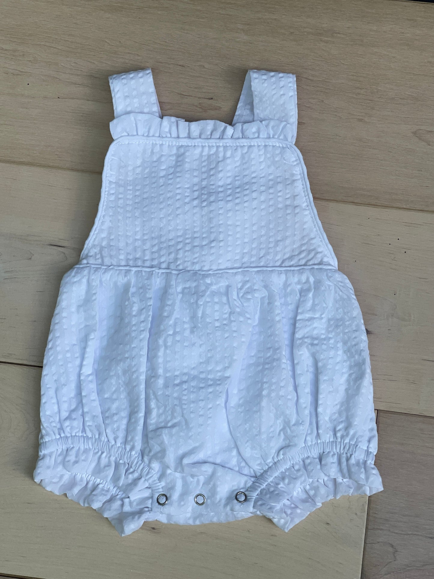 Girl, Sailboat Trio, Pink Seersucker Swing Back Set, Pink and White Seersucker Ruffle Bubble, Preppy, Embroidered, Sibling Outfit, Summer